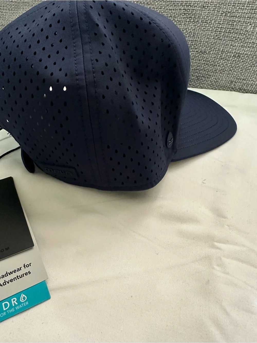 Men's Melin Hydro Trenches Icon Navy Flat-Brim Hat Size Classic